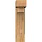 Ekena Millwork Imperial Block Rough Sawn Bracket w/ Offset Brace, Western Red Cedar, 6"W x 14"D x 26"H BKT0604X14X26IMP05RWR - alternate 4